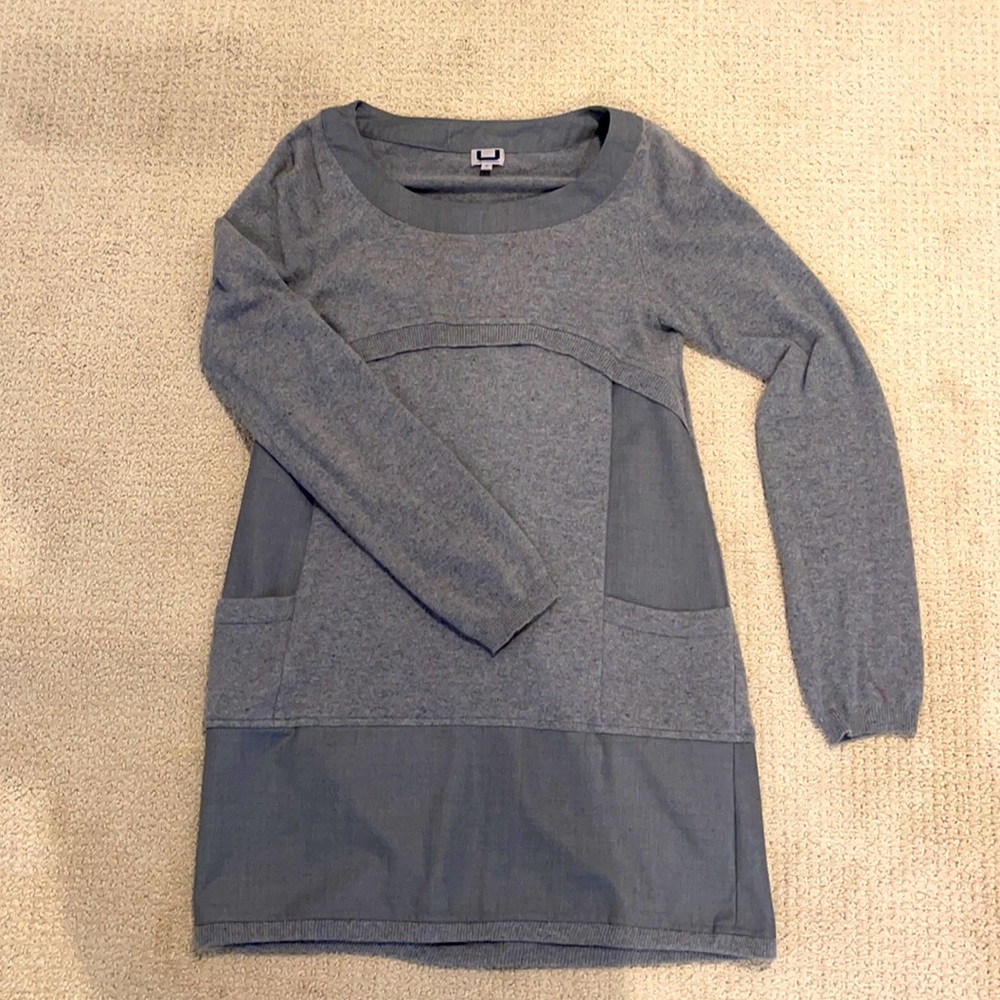 Adolfo Dominguez Cute comfy gray Sweater dress